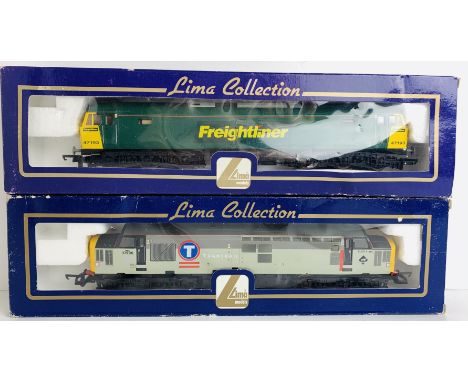 2x Lima OO Gauge Locomotives - 1x Class 47 193 Freightliner, 1x Class 37 906 Slug 6 Transrail - Boxed, P&amp;P Group 2 (£18+V
