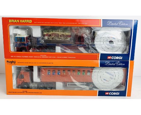 2x Corgi 1:50 HGV Models CC11910 ERF EC Series Brian Harris &amp; CC13503 Volvo FM Low RMC - Boxed, P&amp;P Group 2 (£18+VAT 