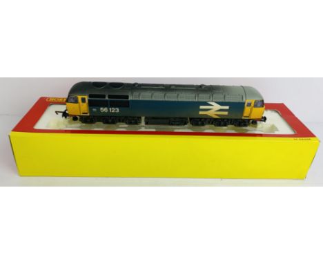 Hornby R2253 Class 56 123 BR Weathered - Boxed, P&amp;P Group 2 (£18+VAT for the first lot and £3+VAT for subsequent lots) 