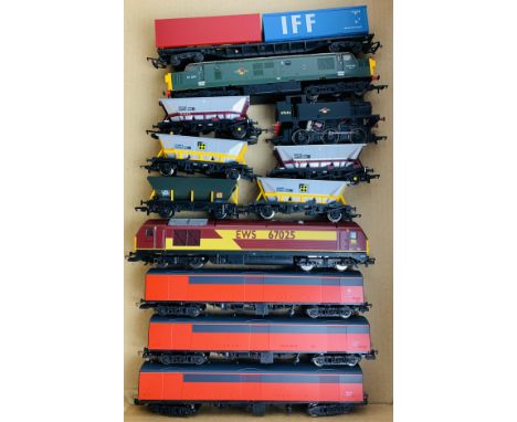 Hornby Class 37 350 BR Green TTS Sound , Lima EWS 67025 DCC Fitted, Hornby 0-6-0 47646 Tank DCC Fitted (Body Loose), 9x Furth
