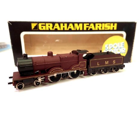 Graham Farish 4P loco 1111 LMS maroon. P&amp;P Group 1 (£14+VAT for the first lot and £1+VAT for subsequent lots) 