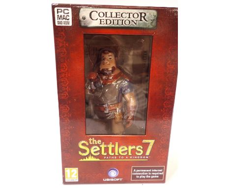 Ubisoft The Settlers 7 Collectors Edition with figurine. P&amp;P Group 2 (£18+VAT for the first lot and £3+VAT for subsequent