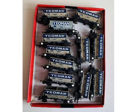 12x Lima OO Gauge Yeoman Hopper Wagons - All Unboxed 