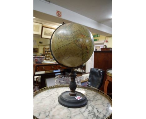 A Geographia 8 inch terrestrial globe. 