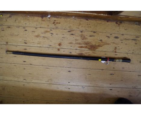 An old ebonized swordstick.&nbsp; 