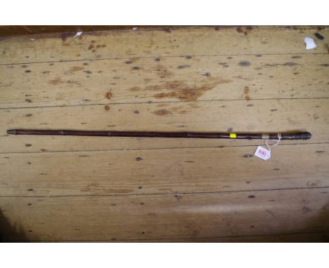 An old bamboo swordstick. 