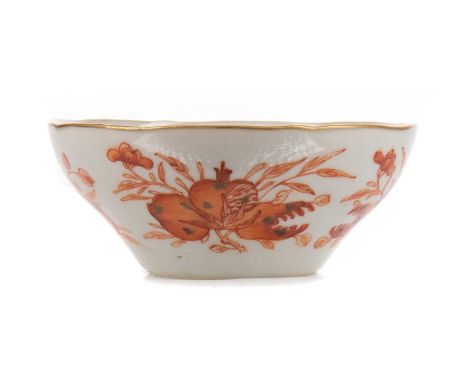 CHINESE LONGEVITY AND GOOD FORTUNE BOWL,likely late 19th century, decorated with bats surround stylised shou character and re