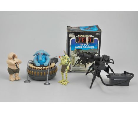 STAR WARS: a Palitoy "Sy Snootles and the Rebo Band" (unboxed); together with a Kenner "Return of the Jedi" "Tripod Laser Can
