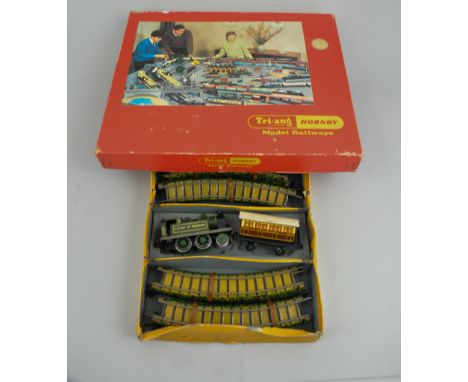 Mainline Railways: Model British Railway Steam Passenger Electric Train Set, (boxed), LNER Branchline Freight Electric Train 