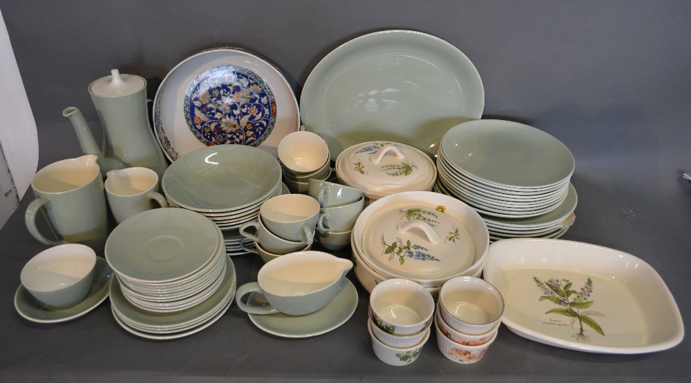 A Poole Pottery Dinner Service, together with a collection of other