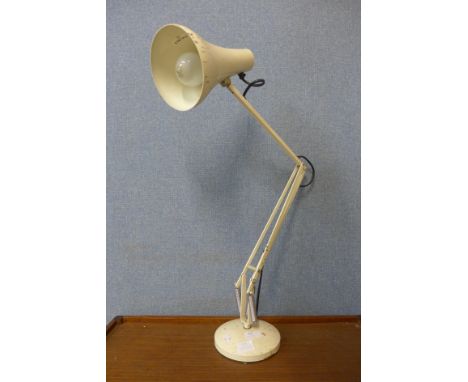 A cream anglepoise desk lamp and a Philips reel to reel recorder 