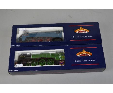 TWO BOXED BACHMANN OO GAUGE LOCOMOTIVES OF L.N.E.R. ORIGIN, Class A4 'Miles Beevor', No.26, L.N.E.R. blue livery (31-959) and