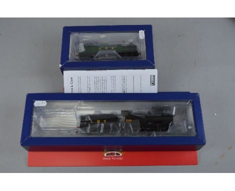 TWO BOXED BACHMANN OO GAUGE LOCOMOTIVES, Class 4F, No.3851 (31-880), L.M.S. black livery and Class 56 Tank No.6677 (32-084), 