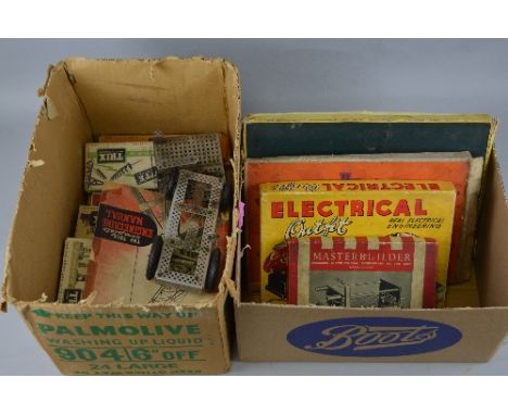 A COLLECTION OF BOXED AND UNBOXED TRIX MODEL ENGINEERING ITEMS, to include boxed Elementrix 99 set and boxed supplementary se