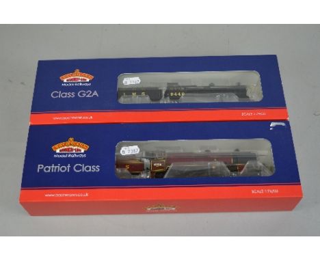 TWO BOXED BACHMANN OO GAUGE LOCOMOTIVES OF L.M.S. ORIGIN, Patriot Class 'The Bedfordshire & Hertfordshire Regiment', No.45516