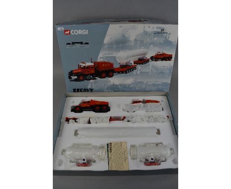 A BOXED CORGI CLASSICS HEAVY HAULAGE RANGE SCAMMELL CONTRACTOR (X2), with Nicolas Trailer and 'Slug Catcher' Load -A.L.E., No