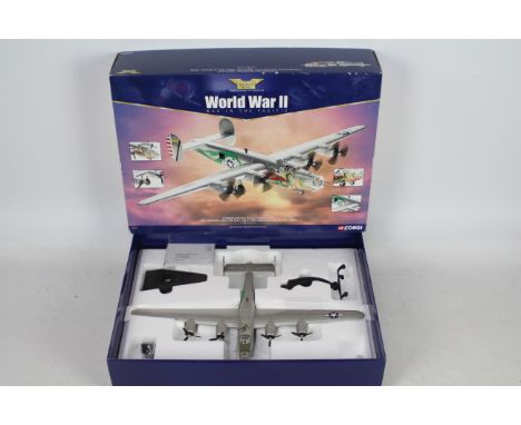 Corgi - An original 1/72 scale Corgi Aviation Archive World War II boxed diecast model No. AA34001 ' Consolidated B-24J Liber