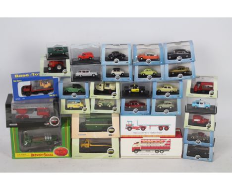 Oxford - Base Toys - EFE - 30 x boxed vehicles in 1:76 scale suitable for railway layouts including Bedford CA Ice Cream van 