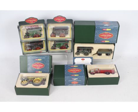 Corgi - Seven boxed diecast model steam vehicles from Corgi's 'Vintage Glory of Steam' range. Lot includes CC20302 'Premium E