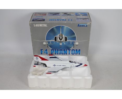 Armour Collection - F4 Phantom - ART98000 U.S. Air Force 'Thunderbirds' 1:48 scale model. Item is boxed and appears in good c