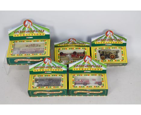 Corgi Classics - Five boxed diecast Limited Edition vehicles from the Corgi 'Fairground Attractions' range. Lot includes CC07