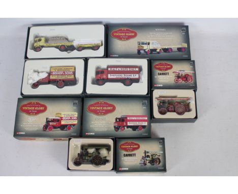 Corgi Vintage Glory - Five boxed Limited Edition diecast steam vehicles from Corgi's 'Vintage Glory of Steam Range'. Lot incl