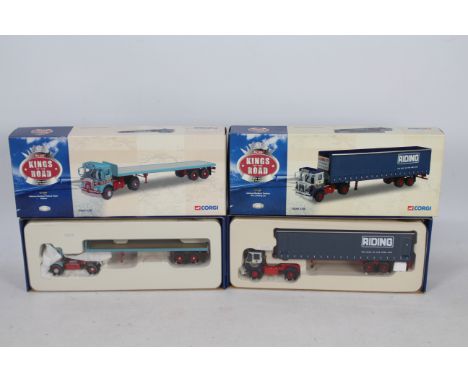Corgi - Two boxed Corgi 'Kings of the Road' Limited Edition diecast model trucks. Lot consists of CC12501 Atkinson Borderer T