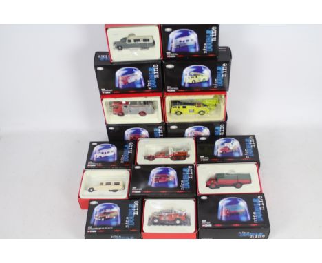 Corgi - A squad of 10 boxed Limited Edition Corgi diecast emergency vehicles and Fire appliances from the 'Nine Double Nine' 