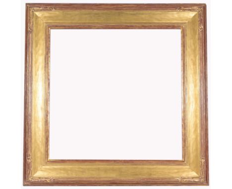 American, 1920's Newcomb Macklin Gilt/Wood Frame. Held a W. Metcalf 'First Snow' painting. Label verso. Retail Gallery Price: