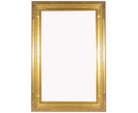American 1910's Arts & Crafts Frame. Possibly Newcomb Macklin. Retail Gallery Price: $ 122,200 Rabbet Size: 41 x 25 in. Sight