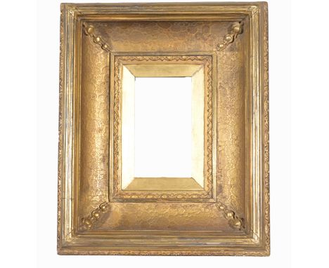 American 1850's Hudson River Frame. Retail Gallery Price: $ 31,200 Rabbet Size: 5.5 x 3.25 in. Sight Size: 4.5 x 2.5 in. Over