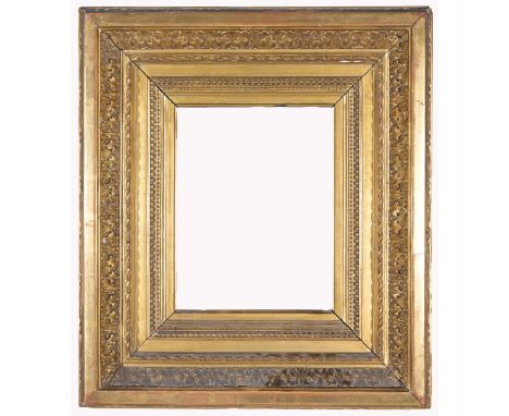 American 1870's Gilt/Wood Frame Retail Gallery Price: $ 36,400 Rabbet Size: 9.5 x 7.5 in. Sight Size: 8.75 x 6 7/8 in. Overal