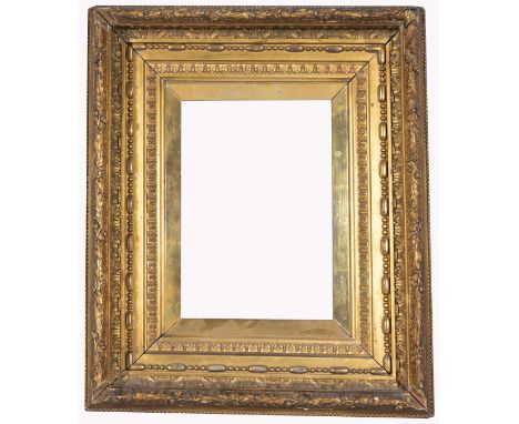 American 1870's Gilt/Wood Frame. Retail Gallery Price: $ 29,900 Rabbet Size: 9 x 6.5 in. Sight Size: 8.25 x 5.75 in. Overall 