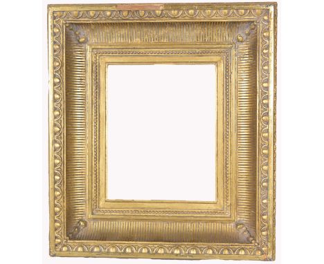 American 1860's Fluted Cove Frame. Retail Gallery Price: $ 24,700 Rabbet Size: 7.75 x 6.25 in. Sight Size: 6.75 x 5.5 in. Ove