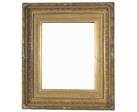 American 1870's Gilt/Wood Frame. Retail Gallery Price: $ 62,400 Rabbet Size: 17.5 x 14 in. Sight Size: 16.75 x 13.25 in. Over