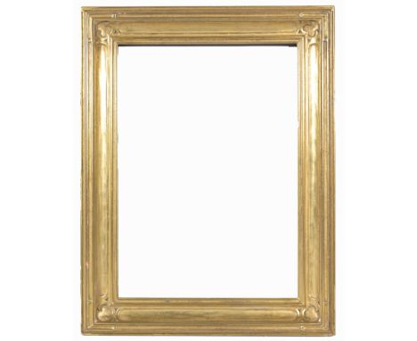 American 1920's Arts & Crafts Period Gilt/Wood Frame. Likely Newcomb Macklin. Retail Gallery Price: $ 36,400 Rabbet Size: 14 