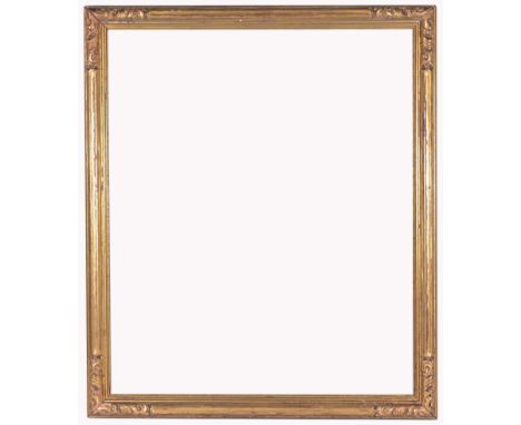 American 1910's Gilt/Wood Frame Retail Gallery Price: $ 32,500 Rabbet Size: 30 1/8 x 25 1/8 in. Sight Size: 29 3/8 x 24.5 in.