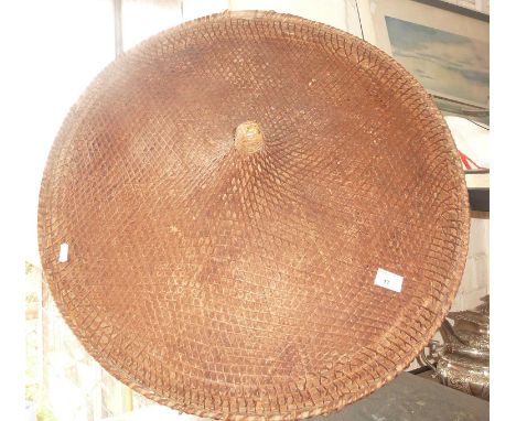 Chinese woven bamboo sun hat 
