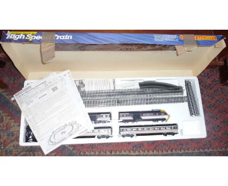 Hornby Railways high speed train set, boxed.