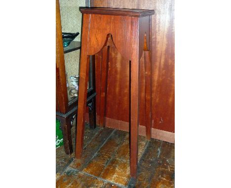 Mahogany plant stand