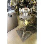 PEDESTAL BENCH GRINDER, CRAFTSMAN 6", 1/5 HP motor, set-up for polishing