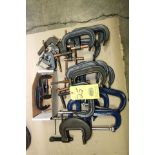 LOT OF C-CLAMPS