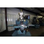 CNC BED TYPE VERTICAL TURRET MILL, TRAK MDL. DPM5, 10” x 50” table, No. 40 NST spdl., 5 HP