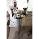 PEDESTAL BENCH GRINDER, CRAFTSMAN 8", 1/2 HP motor, variable spd.