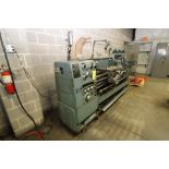 GAP BED ENGINE LATHE, KINGSTON 17” X 60”, new 2003, spds: 52-1350 RPM, 10” dia. 3-jaw chuck, 4-jaw