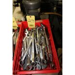 LOT CONSISTING OF: wrenches, open end & close end, 24" crescent wrench