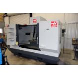 4-AXIS HORIZONTAL MACHINING CENTER, HAAS MDL. ES5-4AX, new 4/2012, 20” x 52” fixed table w/12”