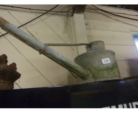 VINTAGE GALVANIZED WATERING CAN A/F 