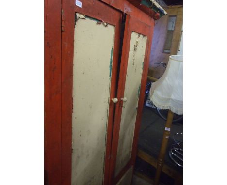 VINTAGE PINE 2 DOOR CUPBOARD 