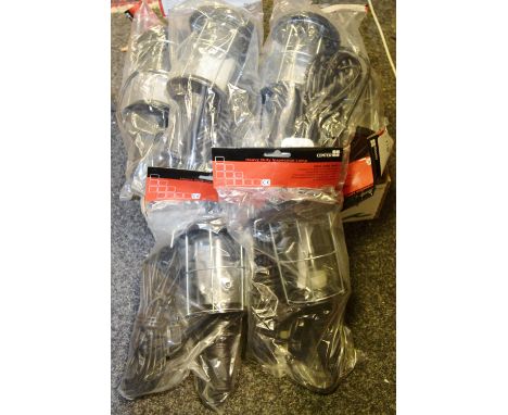 A heavy duty rubberized inspection lamp, others conforming all sealed (9) 